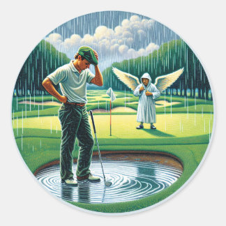 Beautiful Moments Captured by Stunning Stickers. Classic Round Sticker