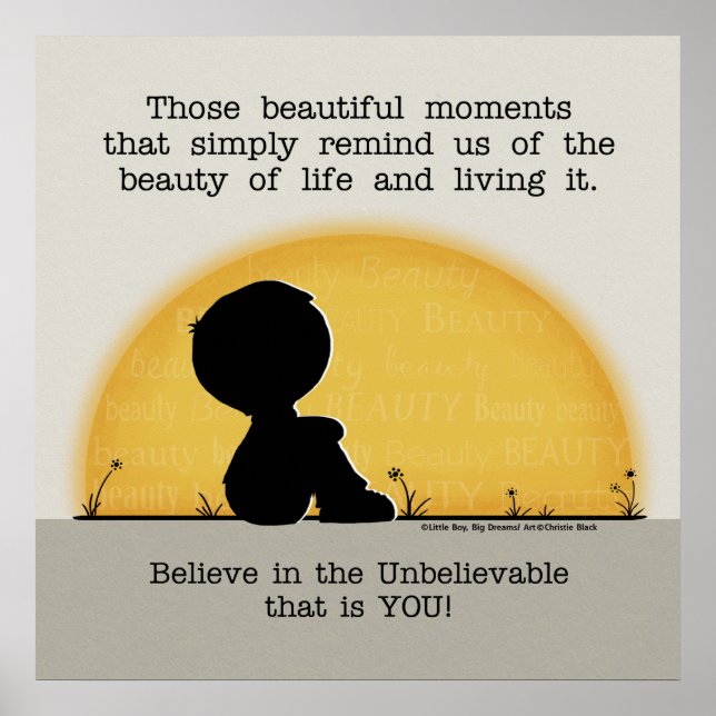 Beautiful Moments Poster (Front)