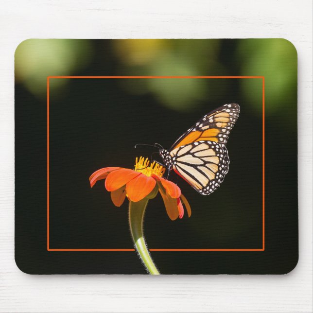 Beautiful Monarch Butterfly Mouse Pad (Front)