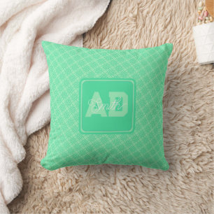 Beautiful Monogram Daddy Birthday Gift Pillow
