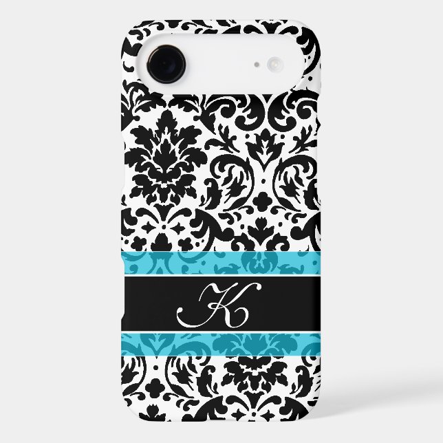 Beautiful monogram damask design Case-Mate samsung galaxy case (Back)