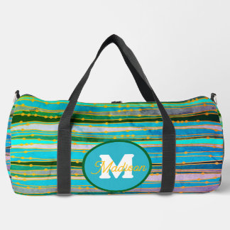 Beautiful monogrammed duffel bag