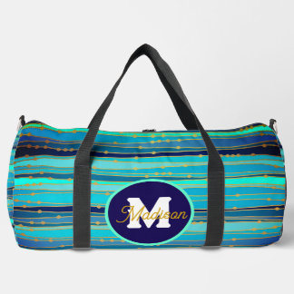 Beautiful monogrammed duffel bag