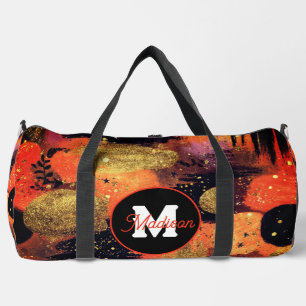 Beautiful monogrammed duffel bag