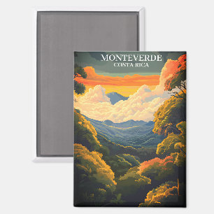 Beautiful Monteverde Cloud Forest Costa Rica Magnet