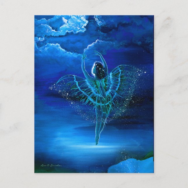 Beautiful Moondance Fairy Postcard (Front)