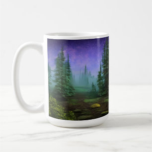 Beautiful Moonlight Wilderness Scene Coffee Mug