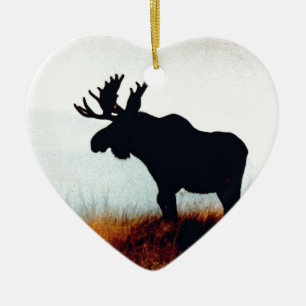 Beautiful Moose Ceramic Tree Decoration