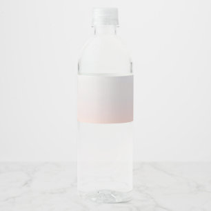 Beautiful Morning Sky Gradient Custom Photo Water Bottle Label