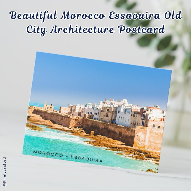 Beautiful Morocco Essaouira Old City Architecture Postcard (Creator Uploaded)