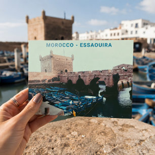 Beautiful Morocco Essaouira Souvenir Old City Postcard