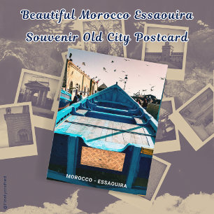 Beautiful Morocco Essaouira Souvenir Old City  Postcard