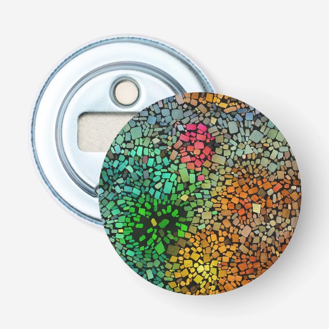 Beautiful mosaic bottle opener (Front)