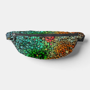 Beautiful mosaic bum bags