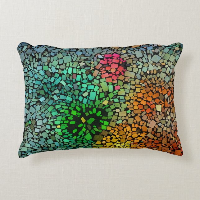 Beautiful mosaic decorative cushion (Front)