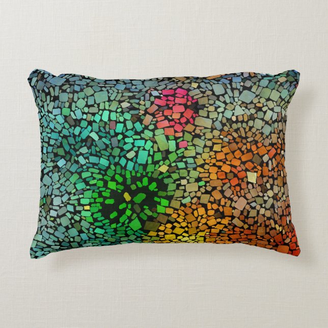 Beautiful mosaic decorative cushion (Front)