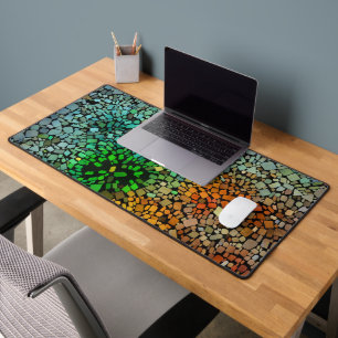 Beautiful mosaic desk mat