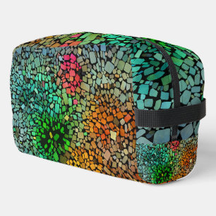 Beautiful mosaic dopp kit