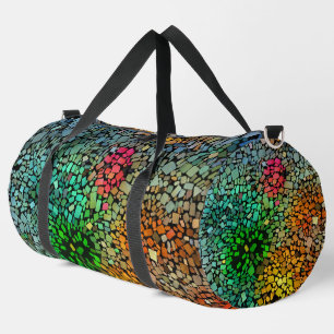 Beautiful mosaic duffle bag
