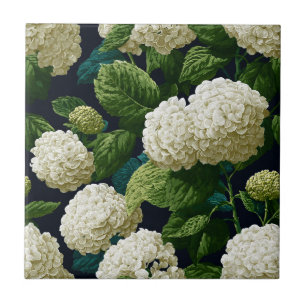 Beautiful Mosaic Hydrangeas Tiles For Bathroom