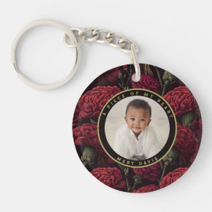 Beautiful Mothers Day Gift For Mum Carnation  Key Ring
