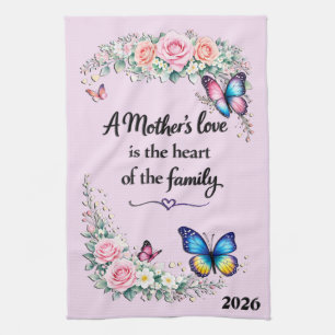 Beautiful Mother's Day Mother's Love Tea Towel