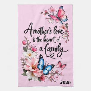 Beautiful Mother's Day Mother's Love Tea Towel