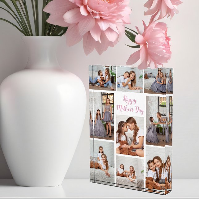 Beautiful Mother's Day Mum Daughter Collage Photo Block (Creator Uploaded)