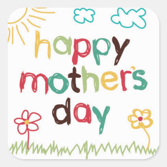 Beautiful Mother's Day Sticker (Front)