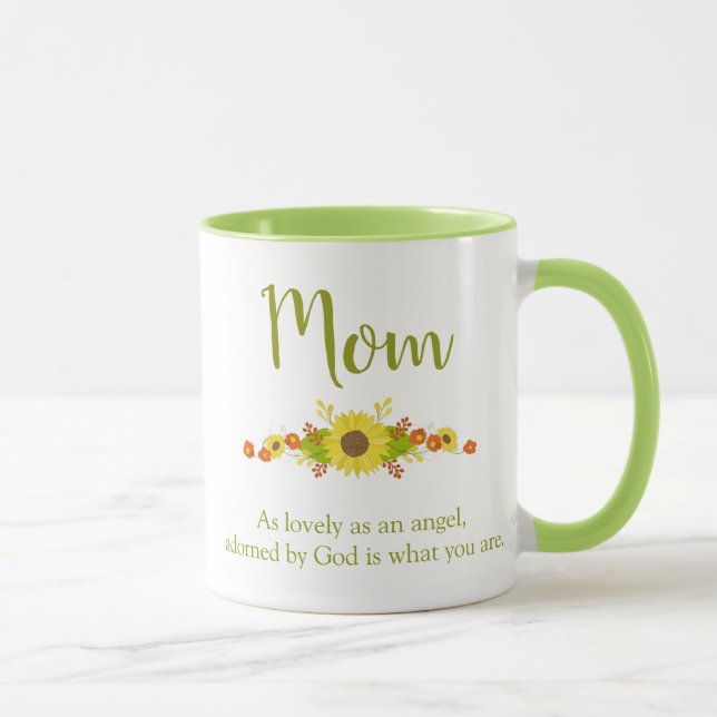 Beautiful Mother's Day Sunflower Mug (Right)
