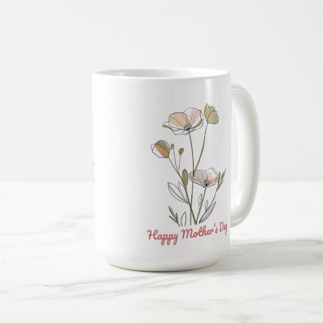 Beautiful Mother's Day Wrap Coffee Mug (Front Right)