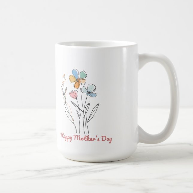 Beautiful Mother's Day Wrap Coffee Mug (Right)