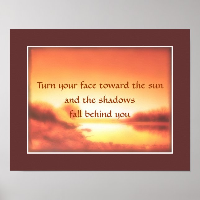 beautiful motivational poster quotation photo art (Front)