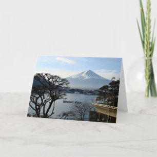 Beautiful Mount Fuji Card