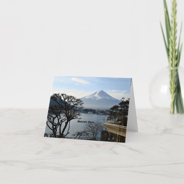 Beautiful Mount Fuji Card (Front)