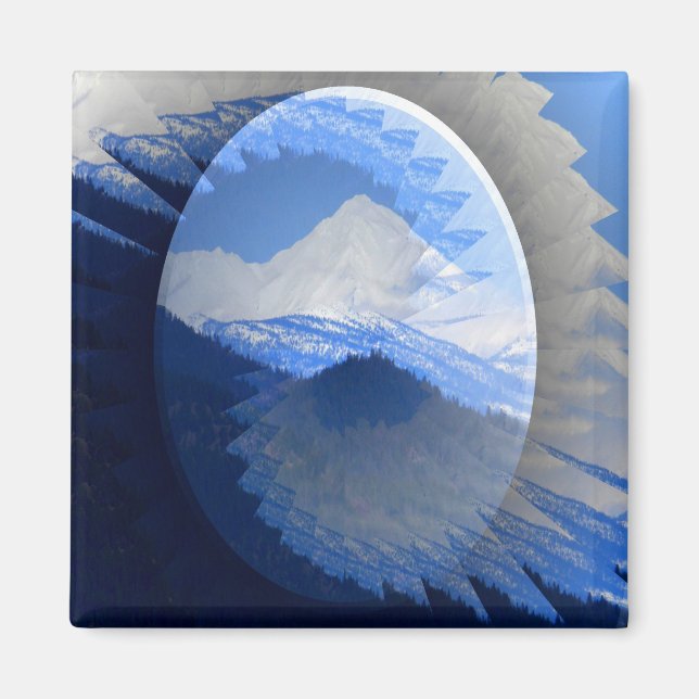 Beautiful Mount Shasta..... Magnet (Front)
