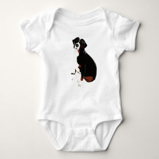 Beautiful Mountain Dog Baby Bodysuit