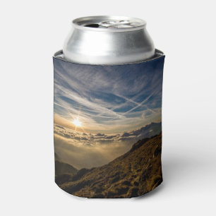Beautiful mountain sunset can cooler