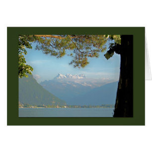 Beautiful mountain view of Swiss Alps