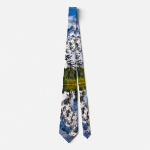 Beautiful Mountains - Lake - Forest Tie