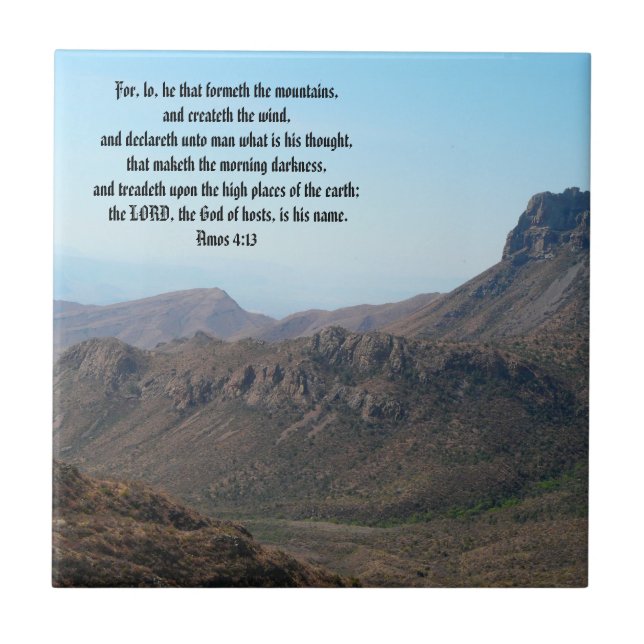 Beautiful Mountains-Scripture Tile (Front)