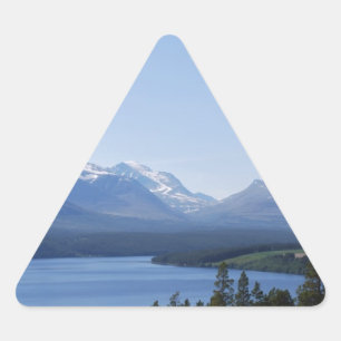 BEAUTIFUL MOUNTAINS TRIANGLE STICKER