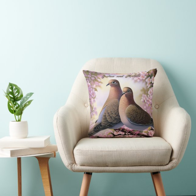 Beautiful Mourning Doves Cushion (Chair)
