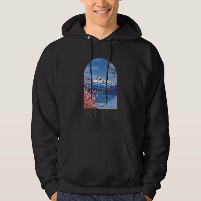 Beautiful Mt Fuji Hoodie (Front)