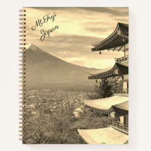 Beautiful Mt. Fuji Japan Spiral Notebook