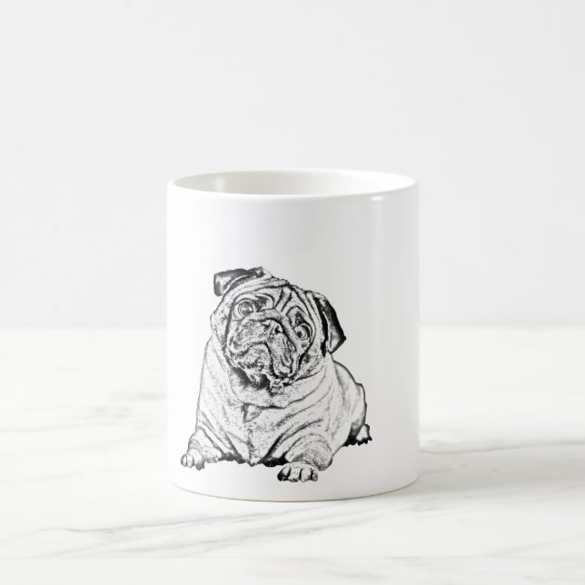 Beautiful Mug - Pug Dog (Center)