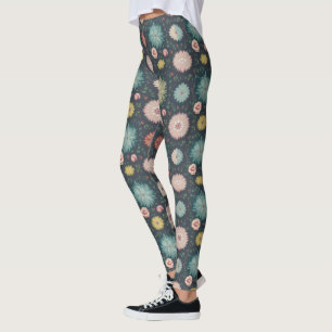 Beautiful Multi colour floral pattern Leggings
