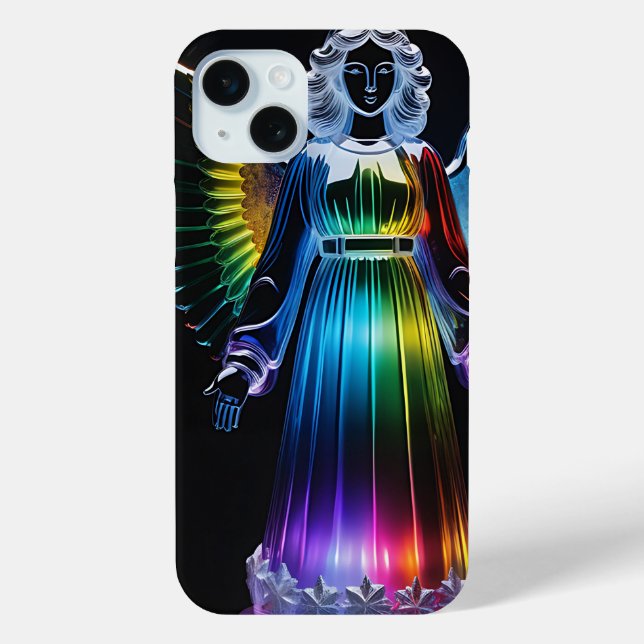 Beautiful multi-coloured angel Case-Mate iPhone case (Back)
