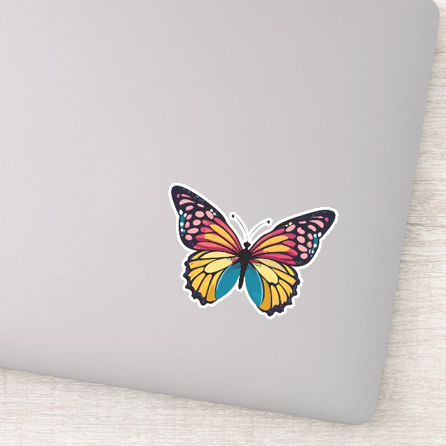 Beautiful Multicolored Butterfly (Detail)