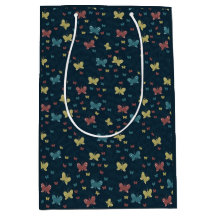 Beautiful Multilayered Butterflies Gift Bag Design